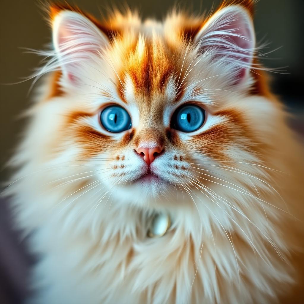 Ragdoll cat running